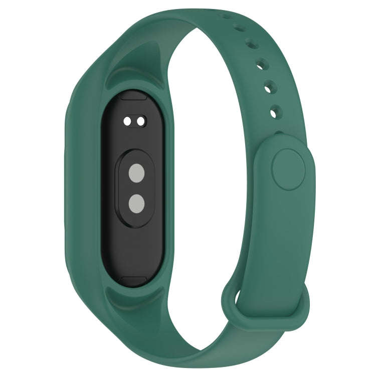 For Xiaomi Mi Band 8 Integrated Silicone Replacement Watch Band(Green)
