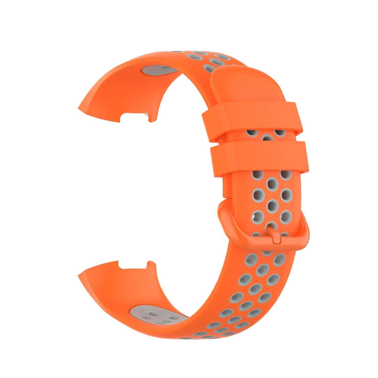 For Fitbit Charge 4 / Charge 3 / Charge 3 SE Watch Button Two Colors Silicone Replacement Strap W...
