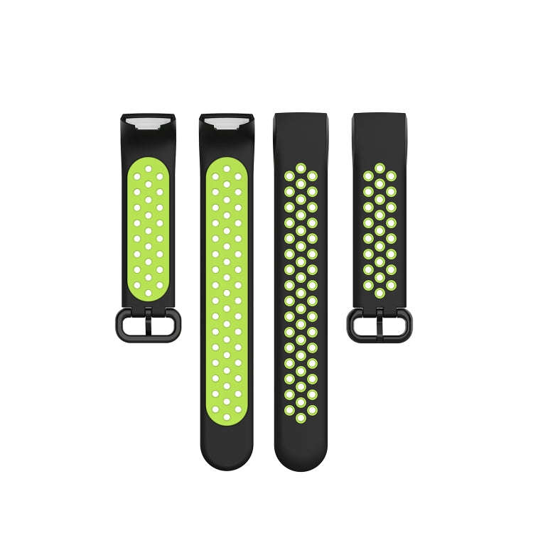 For Fitbit Charge 4 / Charge 3 / Charge 3 SE Watch Button Two Colors Silicone Replacement Strap W...