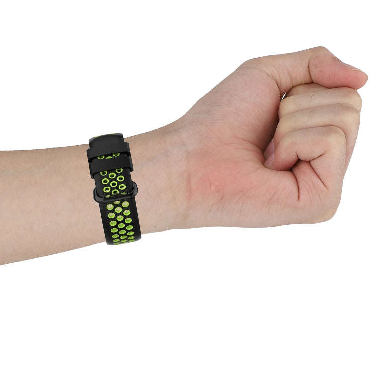 For Fitbit Charge 4 / Charge 3 / Charge 3 SE Watch Button Two Colors Silicone Replacement Strap W...