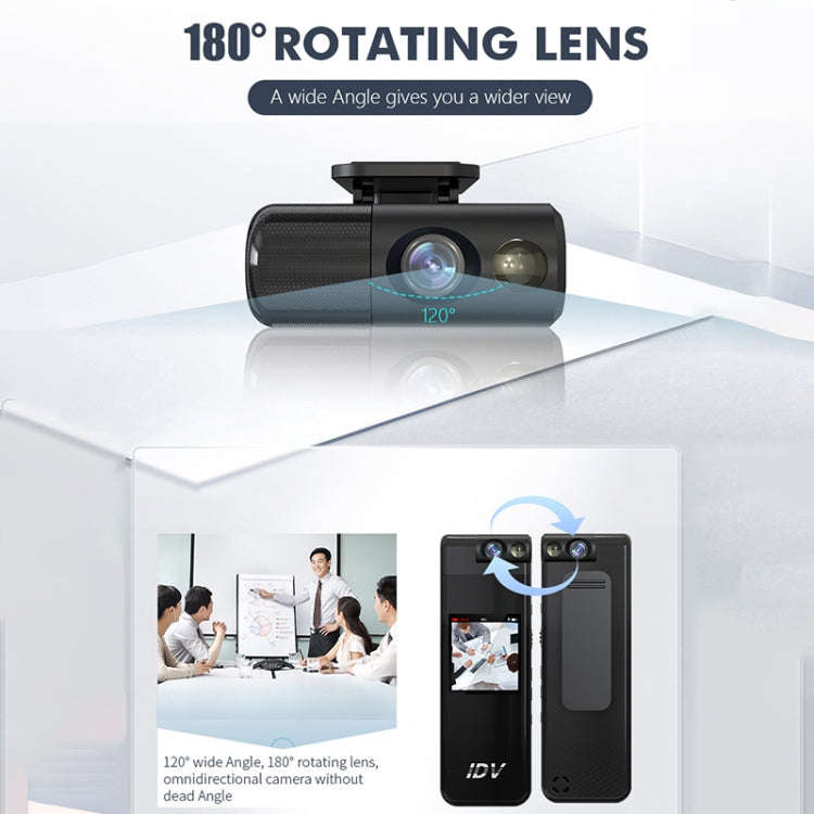 iDV L13 1080P Portable HD Mini Audio Video Recorder(Black)