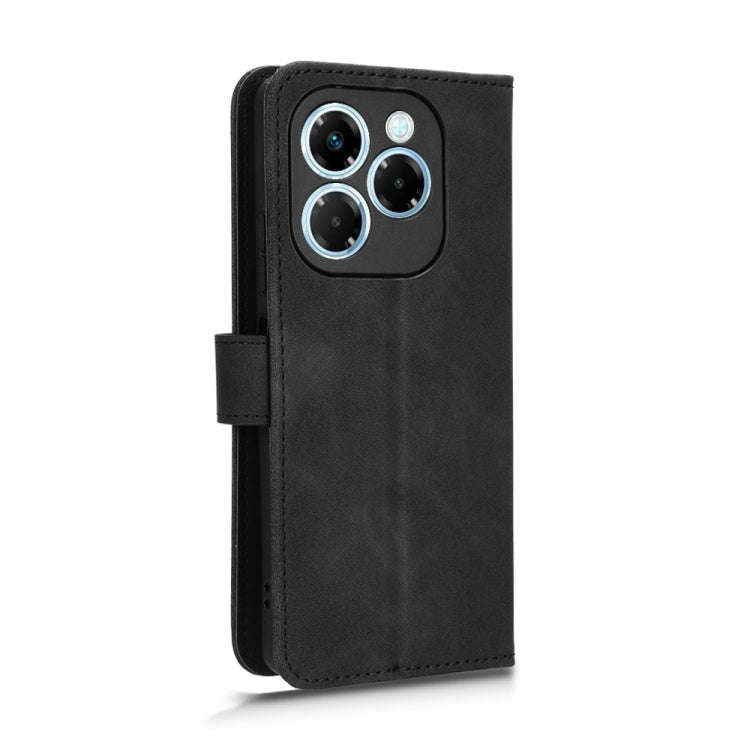 For Infinix Note 40X 5G Skin Feel Magnetic Flip Leather Phone Case(Black)