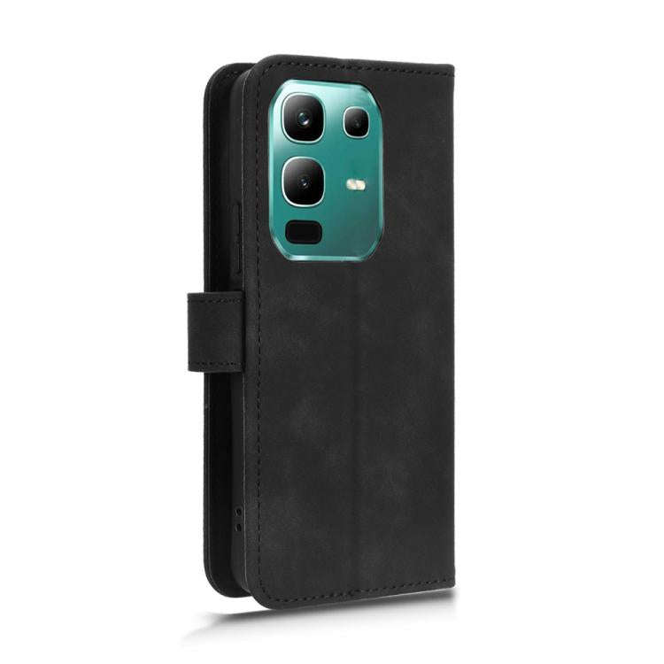 For Infinix Note 50x Skin Feel Magnetic Flip Leather Phone Case(Black)