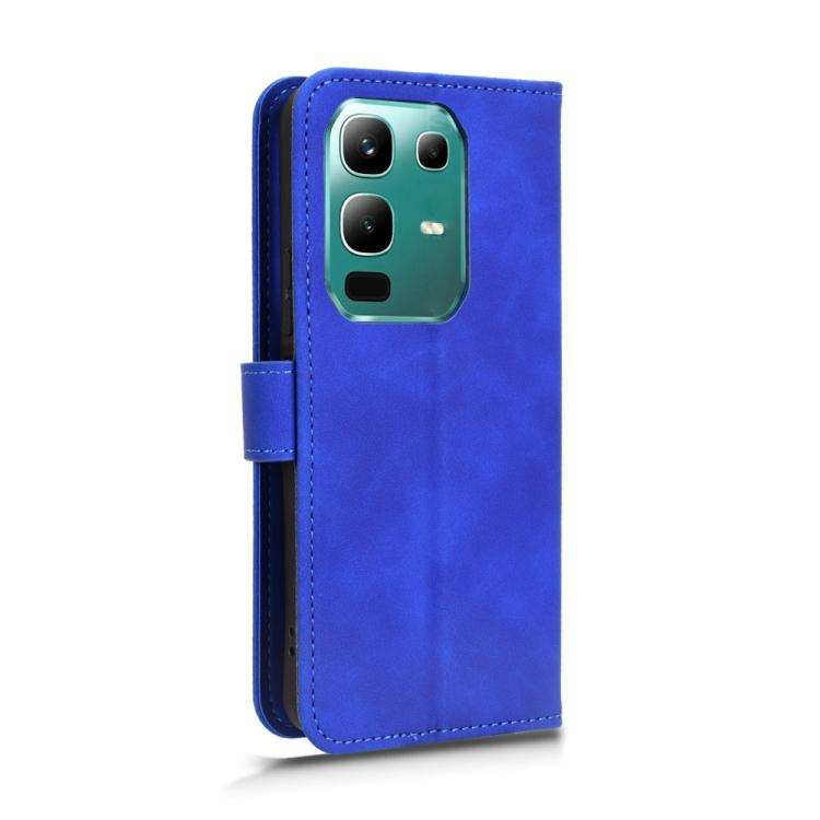 For Infinix Note 50x Skin Feel Magnetic Flip Leather Phone Case(Blue)