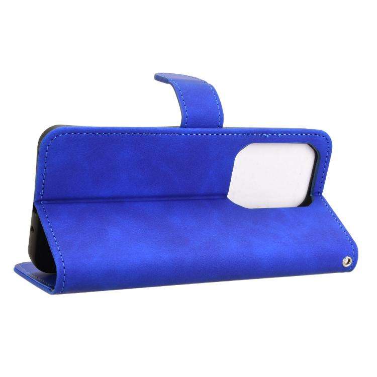 For Infinix Note 50x Skin Feel Magnetic Flip Leather Phone Case(Blue)