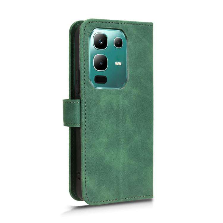 For Infinix Note 50x Skin Feel Magnetic Flip Leather Phone Case(Green)