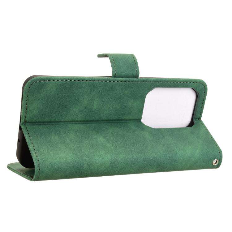 For Infinix Note 50x Skin Feel Magnetic Flip Leather Phone Case(Green)