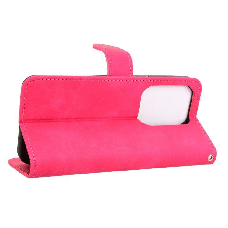 For Infinix Note 50x Skin Feel Magnetic Flip Leather Phone Case(Rose Red)