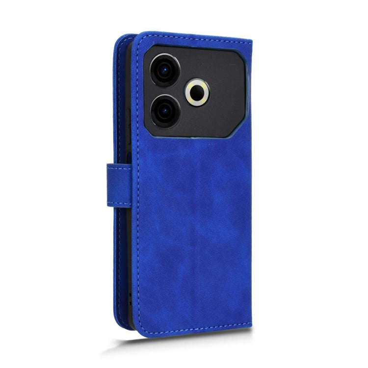For Honor Play 60 Plus Skin Feel Magnetic Flip Leather Phone Case(Blue)