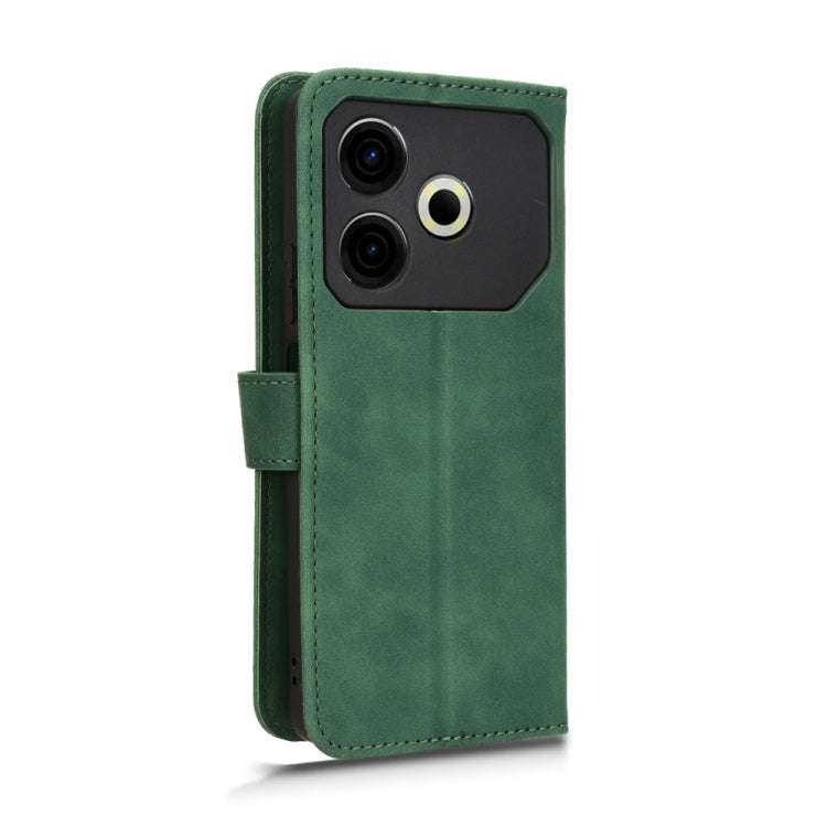 For Honor Play 60 Plus Skin Feel Magnetic Flip Leather Phone Case(Green)