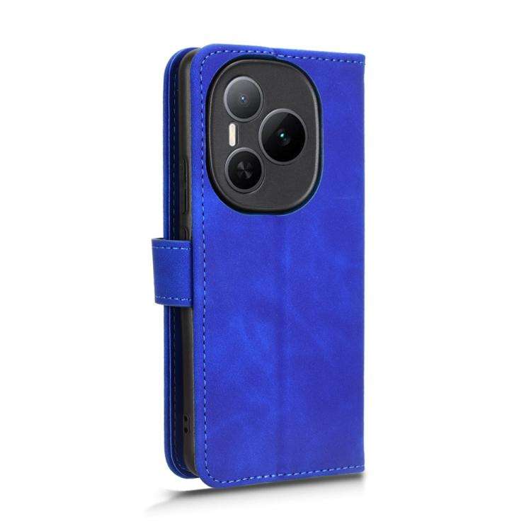 For Honor Power 5G Skin Feel Magnetic Flip Leather Phone Case(Blue)