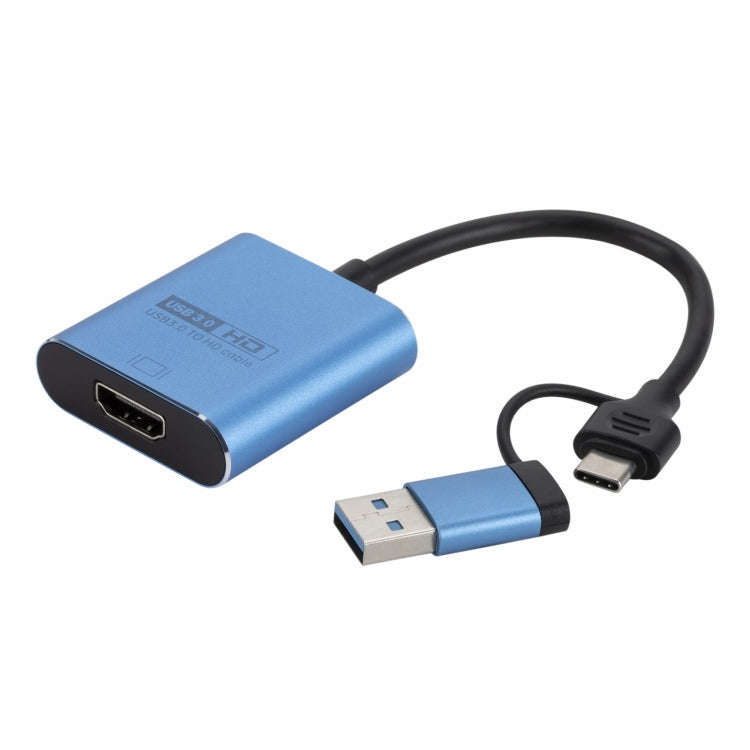 V05B USB + USB-C / Type-C to HDMI Adapter Cable