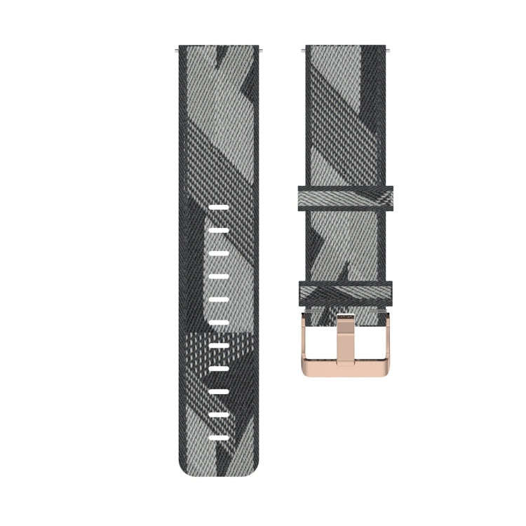 For Amazfit Bip Lite Version 1S / Bip S 20mm Nylon Denim Canvas Replacement Strap Watchband(Gray ...