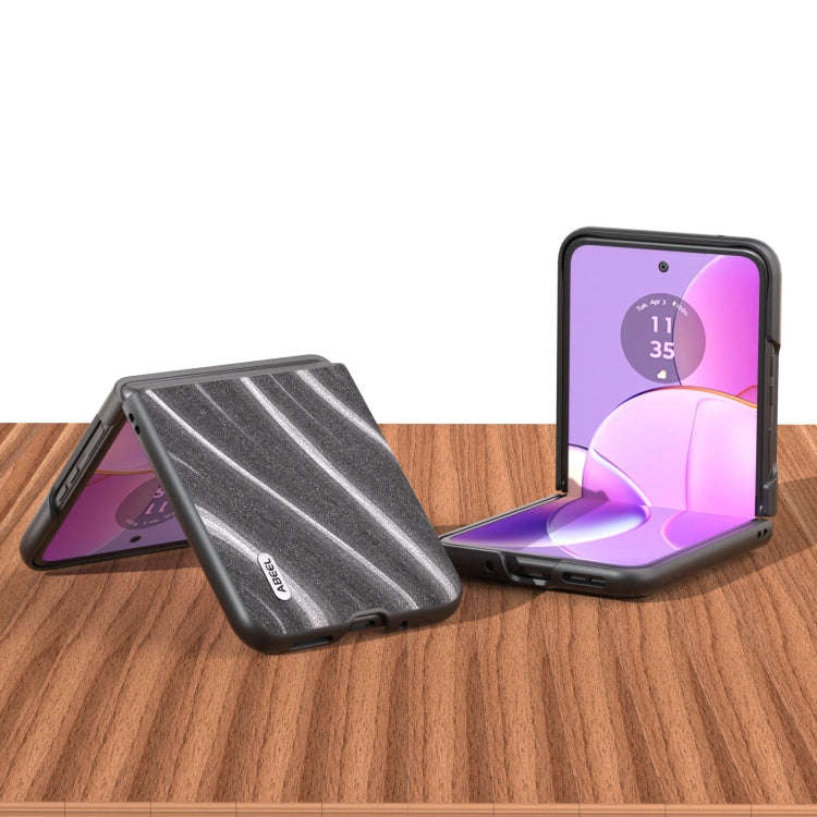 For Motorola Razr 40 ABEEL Galactic Pattern Protective Phone Case(Grey)