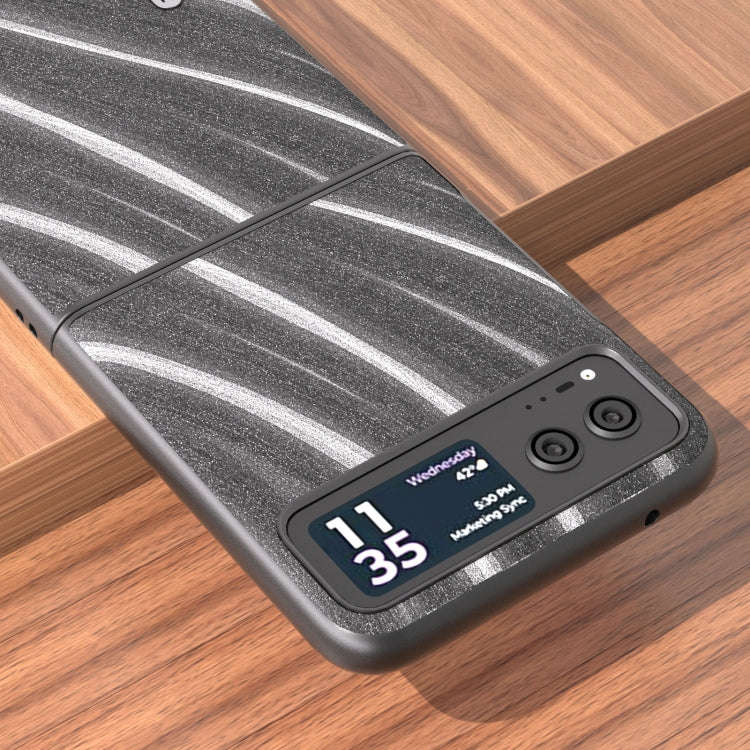 For Motorola Razr 40 ABEEL Galactic Pattern Protective Phone Case(Grey)