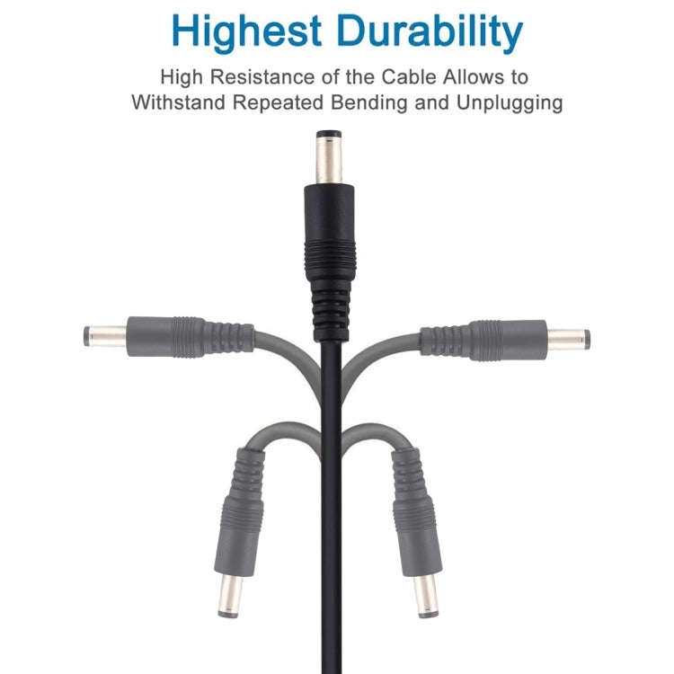 8A 5.5 x 2.1mm Female to Male DC Power Extension Cable(Black)