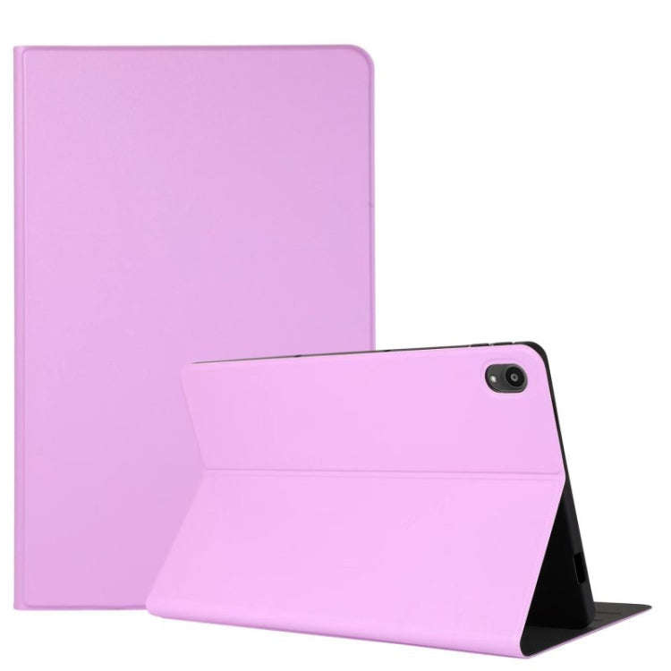 For Huawei MatePad Air 11.5 2023 Voltage Elastic Texture Flip Tablet Leather Case(Purple)