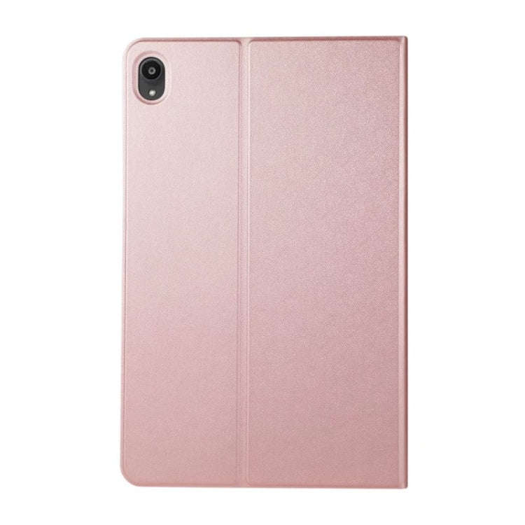 For Huawei MatePad Air 11.5 2023 Voltage Elastic Texture Flip Tablet Leather Case(Rose Gold)