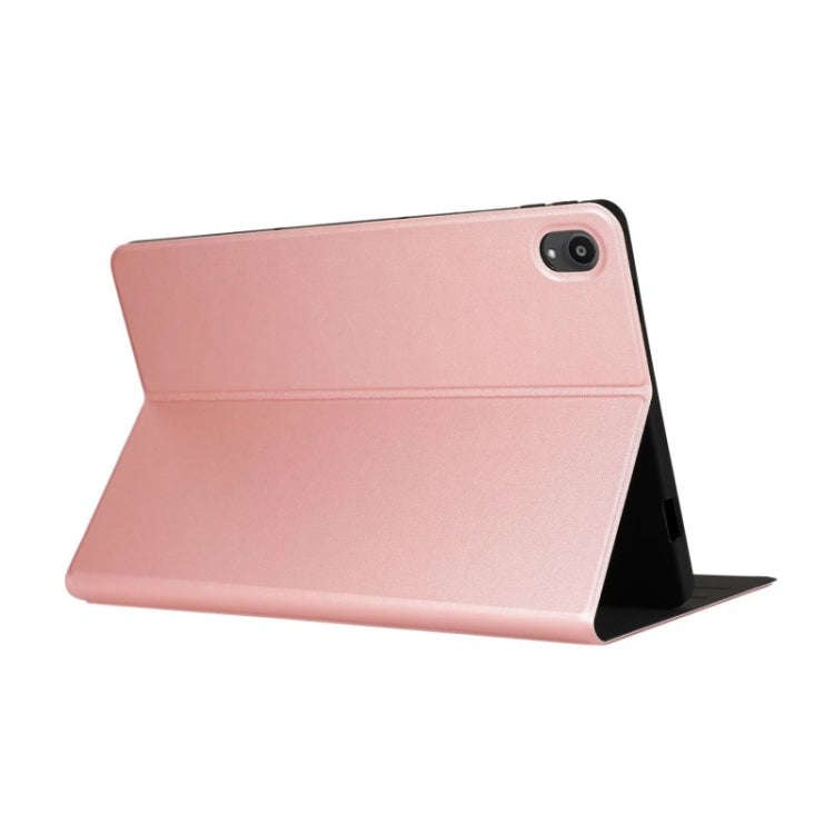 For Huawei MatePad Air 11.5 2023 Voltage Elastic Texture Flip Tablet Leather Case(Rose Gold)