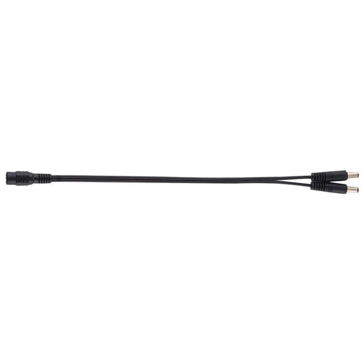 5.5 x 2.1mm 1 to 2 Female to Male Plug DC Power Splitter Adapter Power Cable, Cable Length: 30cm(...