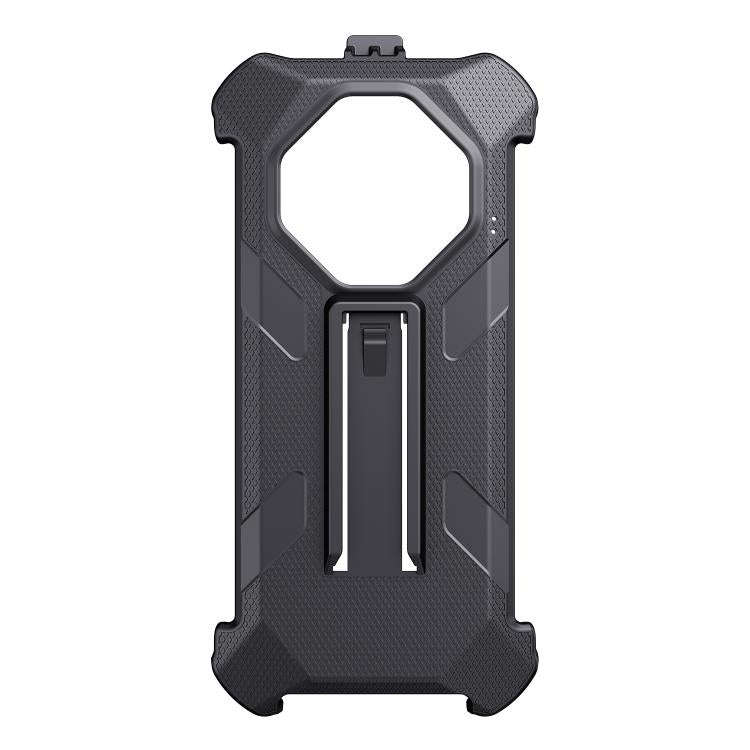 For Ulefone Armor X16 / X16 Pro Ulefone Back Clip Phone Case with Carabiner(Black)