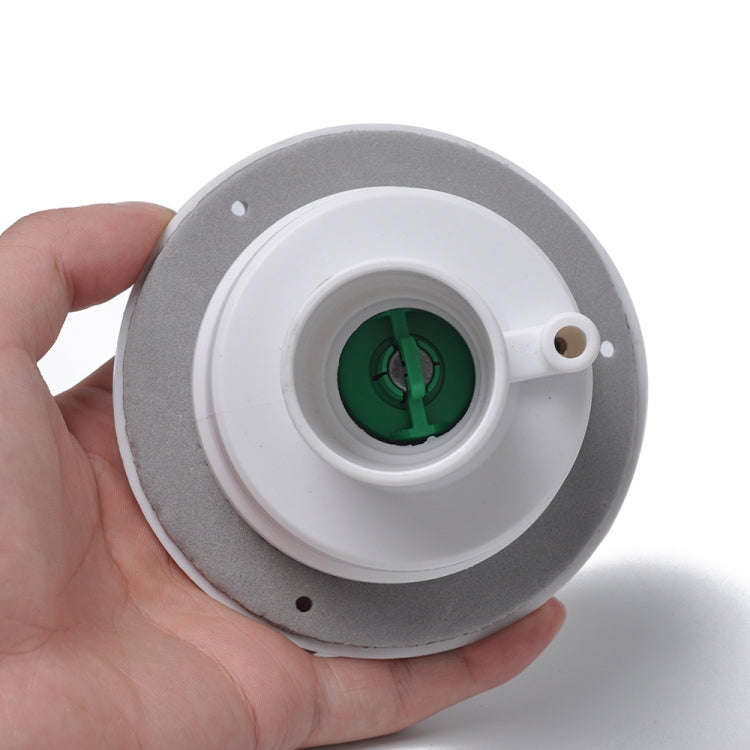 Locking Gravity Water Inlet Fill Dish Hatch Lock for RV Camper Trailer Cars(White)