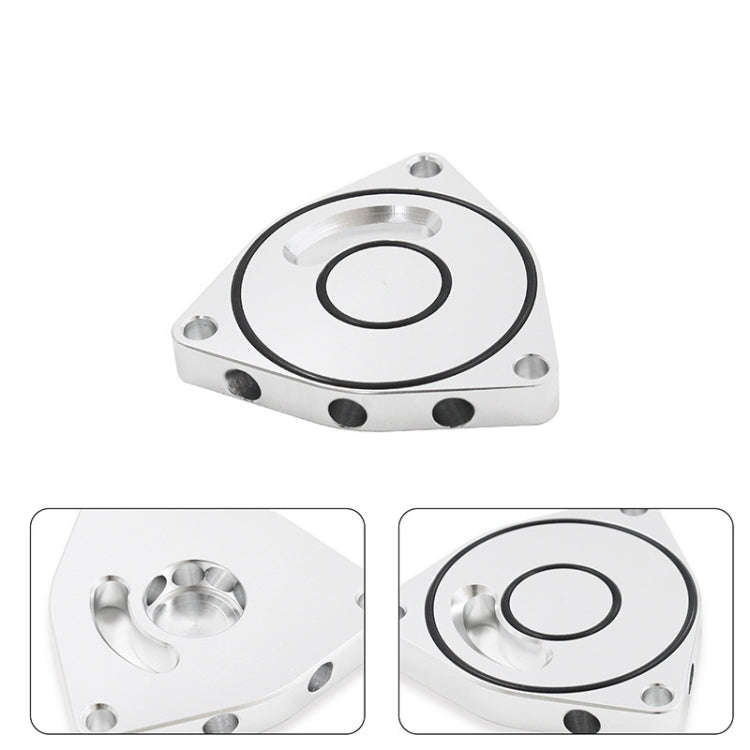 For Honda Civic 2015-2021 Car Turbo Blow Off Valve Plate Spacer BOV 1.5T Coupe Billet(Silver)