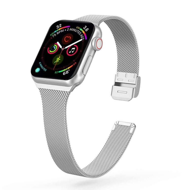 For Apple Watch Series 9&8&7 41mm / SE 3&SE 2&6&SE&5&4 40mm / 3&2&1 38mm Milanese Stainless Steel...