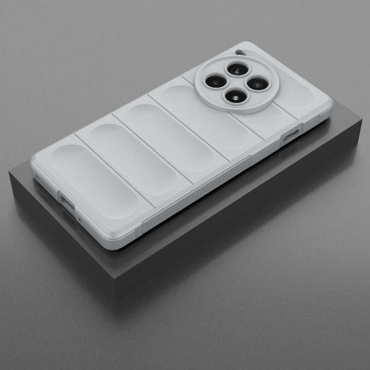 For OnePlus Ace 3 Pro 5G Magic Shield TPU + Flannel Phone Case(Grey)