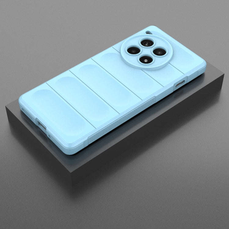 For OnePlus Ace 3 Pro 5G Magic Shield TPU + Flannel Phone Case(Light Blue)