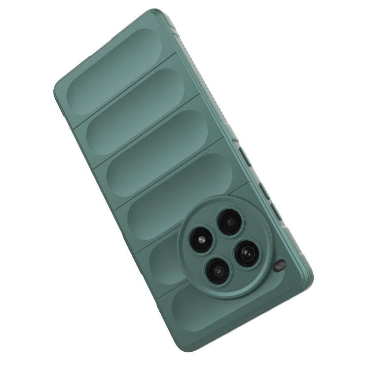 For OnePlus Ace 3 Pro 5G Magic Shield TPU + Flannel Phone Case(Light Blue)