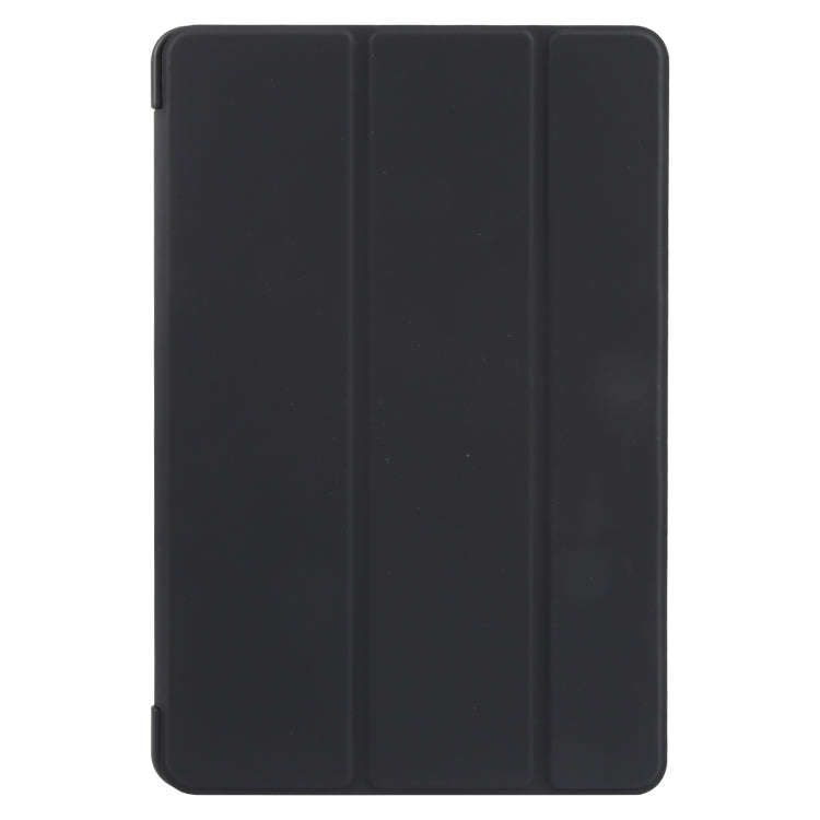 For Huawei MatePad 11 2023 GEBEI 3-folding Holder Shockproof Flip Leather Tablet Case(Black)