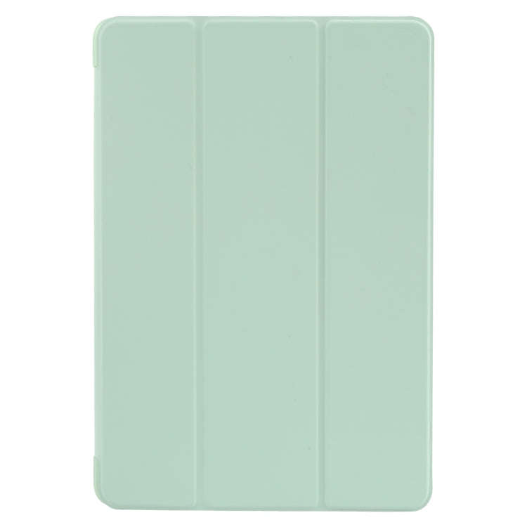 For Huawei MatePad Air 11.5 GEBEI 3-folding Holder Shockproof Flip Leather Tablet Case(Green)