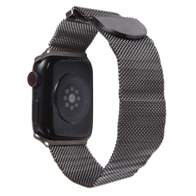 For Apple Watch SE 2023 40mm Milanese Metal Magnetic Watch Band(Gunmetal)