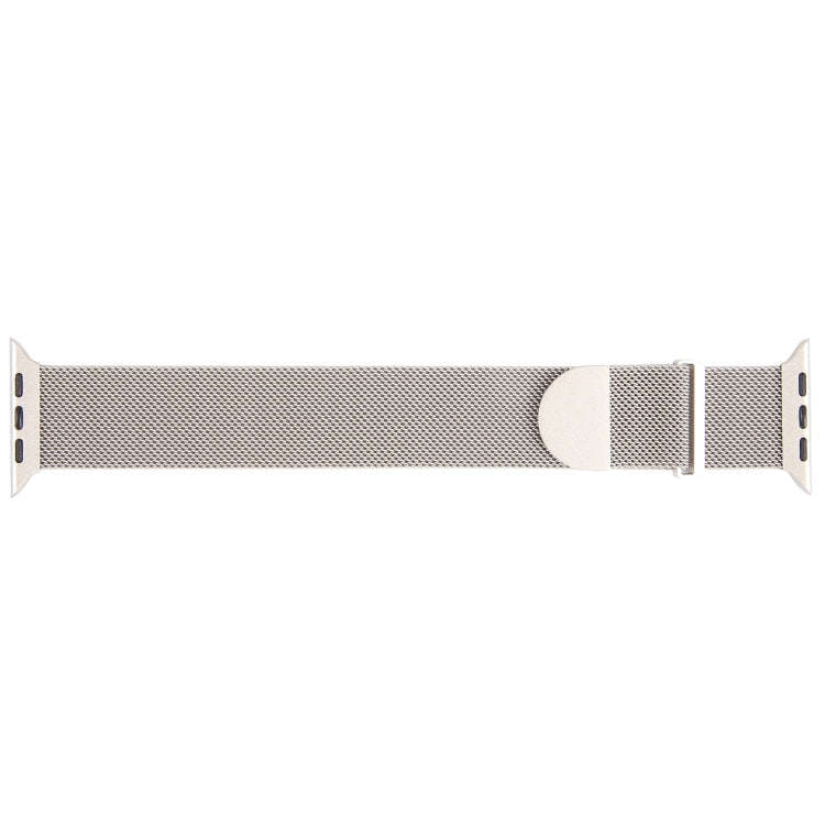 For Apple Watch Ultra 2 49mm Milanese Metal Magnetic Watch Band(Starlight)