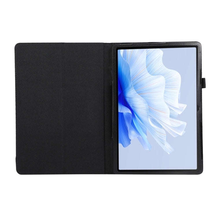 For Huawei MatePad Air 11.5 inch Litchi Texture Leather Tablet Case with Holder(Black)