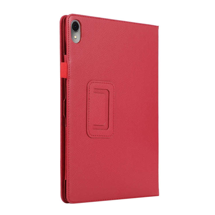 For Huawei MatePad Air 11.5 inch Litchi Texture Leather Tablet Case with Holder(Red)