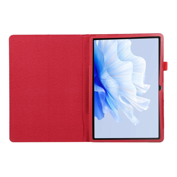 For Huawei MatePad Air 11.5 inch Litchi Texture Leather Tablet Case with Holder(Red)