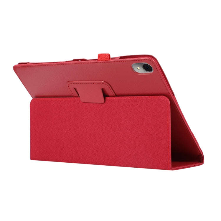 For Huawei MatePad Air 11.5 inch Litchi Texture Leather Tablet Case with Holder(Red)