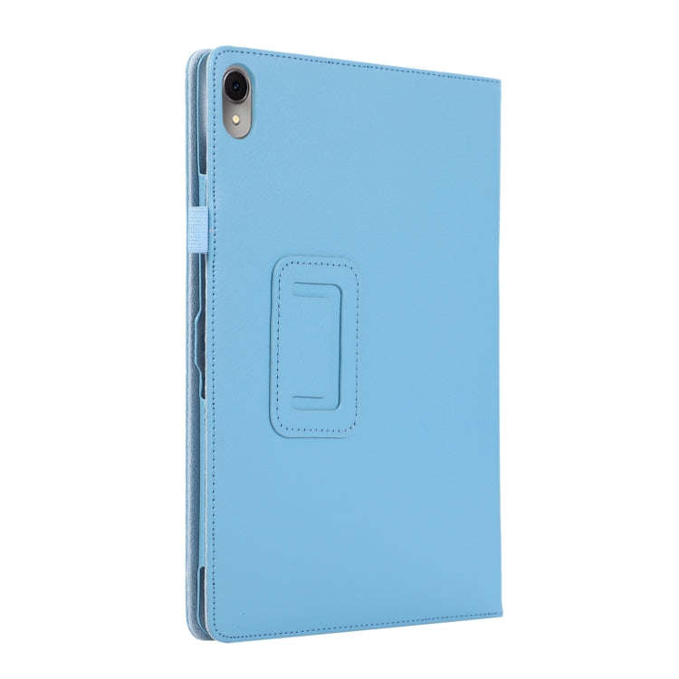 For Huawei MatePad Air 11.5 inch Litchi Texture Leather Tablet Case with Holder(Sky Blue)