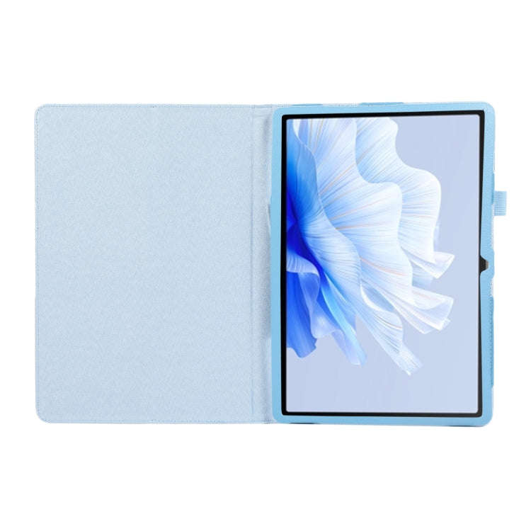 For Huawei MatePad Air 11.5 inch Litchi Texture Leather Tablet Case with Holder(Sky Blue)