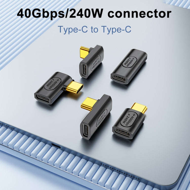 40Gbps 240W USB-C / Type-C Female to USB-C / Type-C Female Adapter(Black)