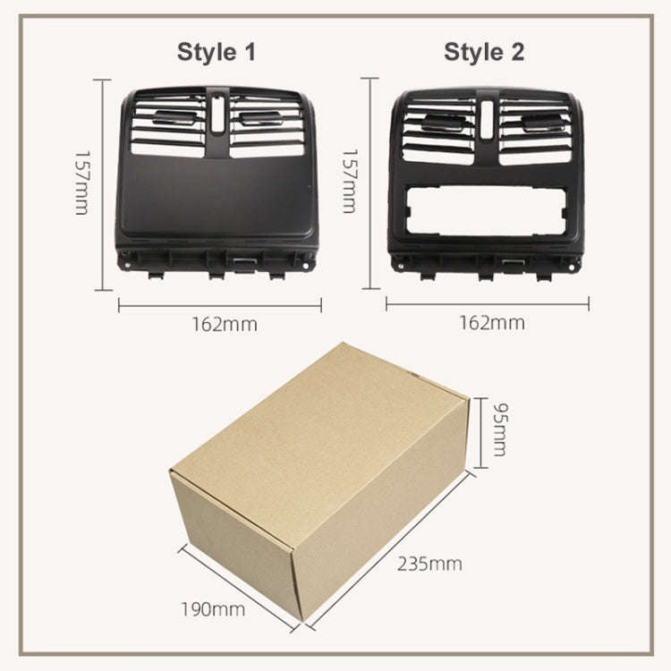 For Mercedes-Benz CLS W218 Car Rear Air Conditioner Air Outlet Panel 21883003547376, Style:Standa...