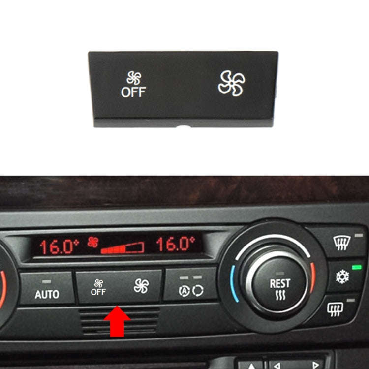 For BMW 1 Series / 3 Series / X1 / X3 Left Driving Car Air Conditioner Panel Switch Button Air Vo...