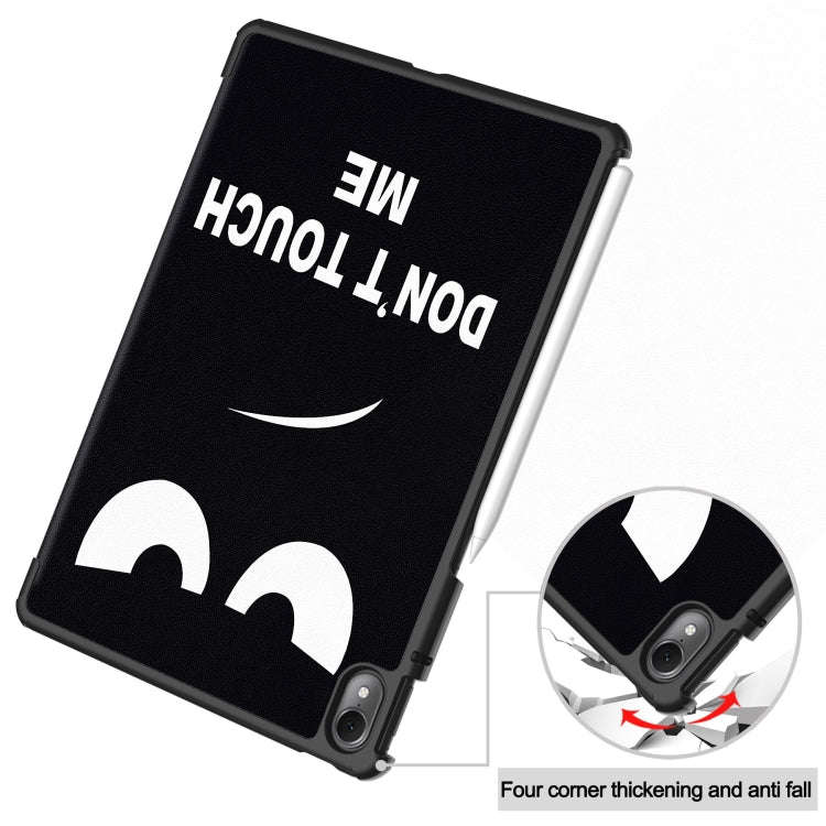 For Huawei Matepad Air Custer Painted 3-Fold Holder Smart Leather Tablet Case(Big Eye Me)