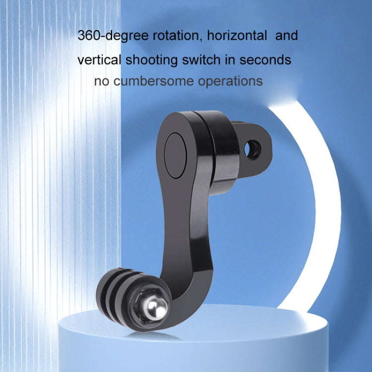 360 Rotation J-Hook Buckle Mount Adapter(Black)
