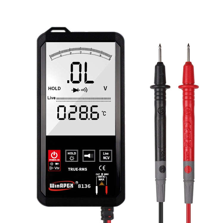 WinAPEX Smart Touch Screen Digital Multimeter, Model:8136