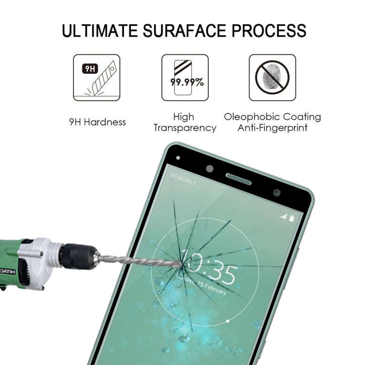For Sony Xperia XZ2 Compact 3D Curved Edge Full Screen Tempered Glass Film