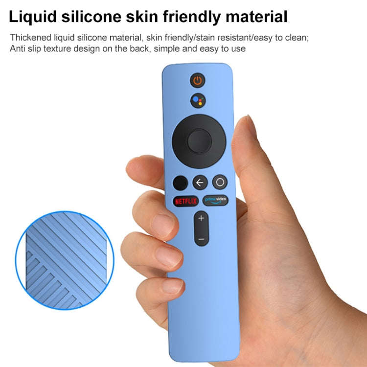 For Xiaomi 4K TV Stick Remote Control Liquid Silicone Protective Case(Translucent Matte)