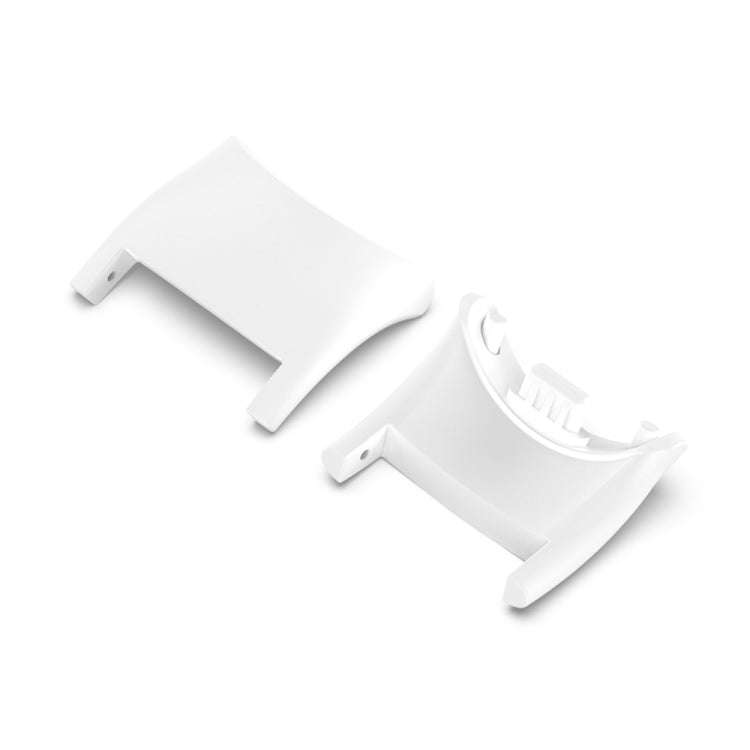 For Xiaomi Mi Band 8 1 Pair  PC Plastic Watch Band Connector(White)